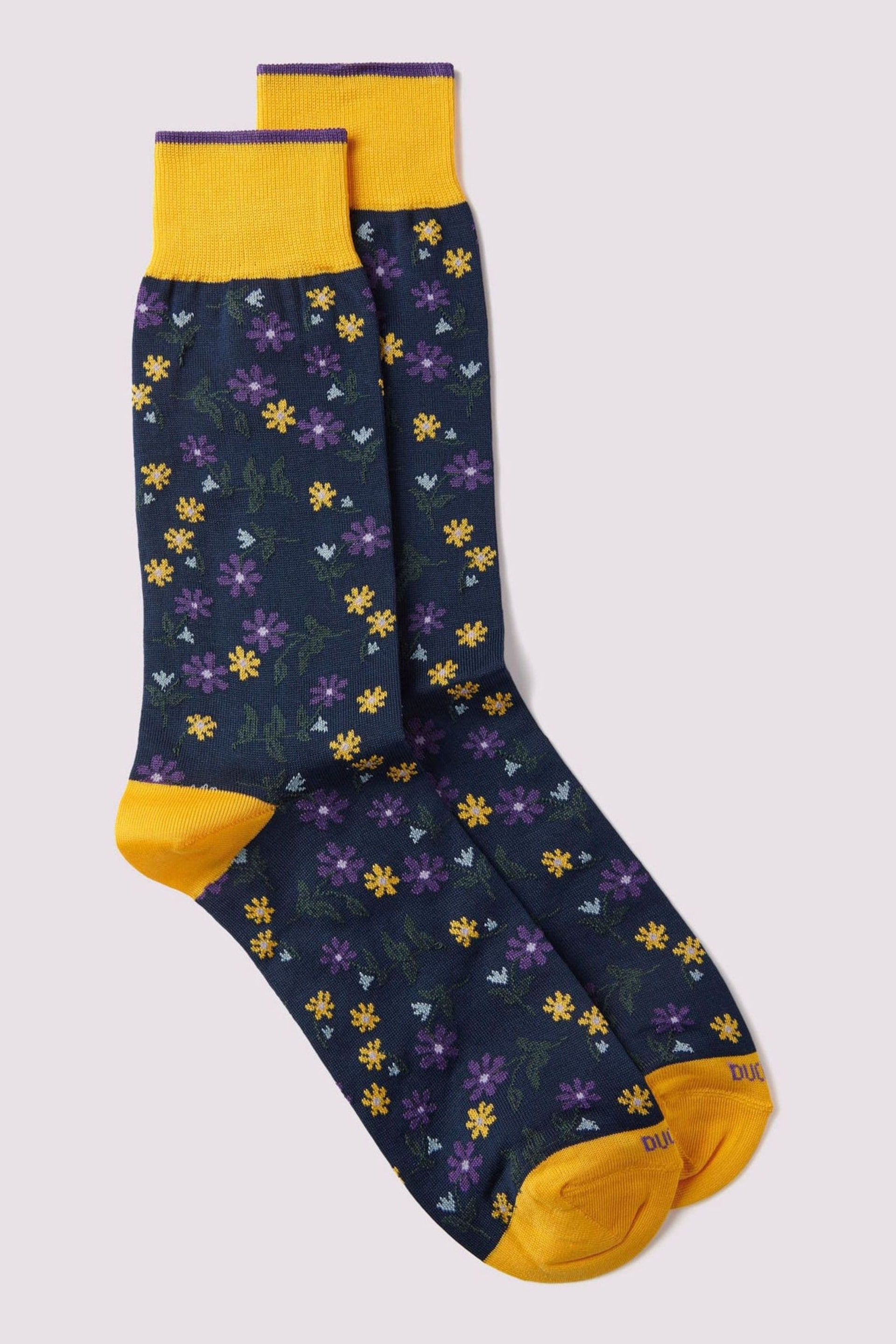 Duchamp Yellow Garden Floral Socks - Image 2 of 3