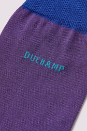 Duchamp Purple Heel Toe Socks - Image 3 of 3