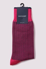 Duchamp Pink Mini Geo Socks - Image 1 of 3