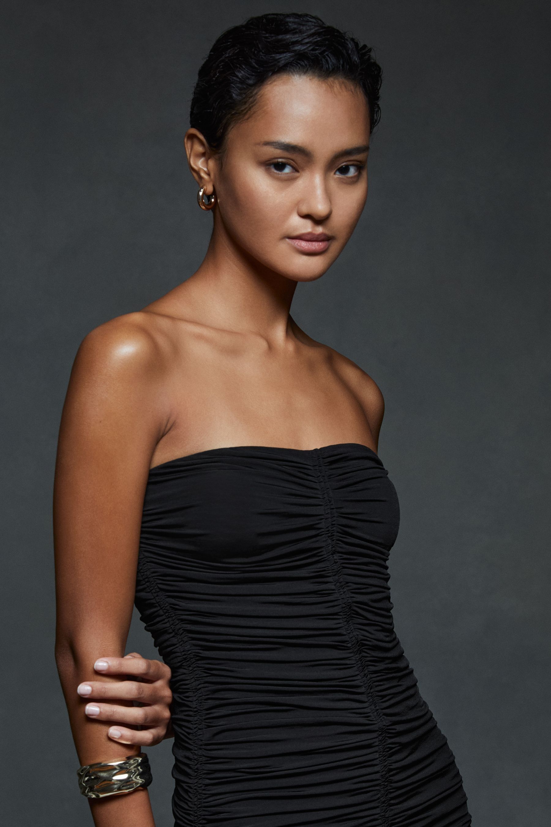 Reiss strapless dress store
