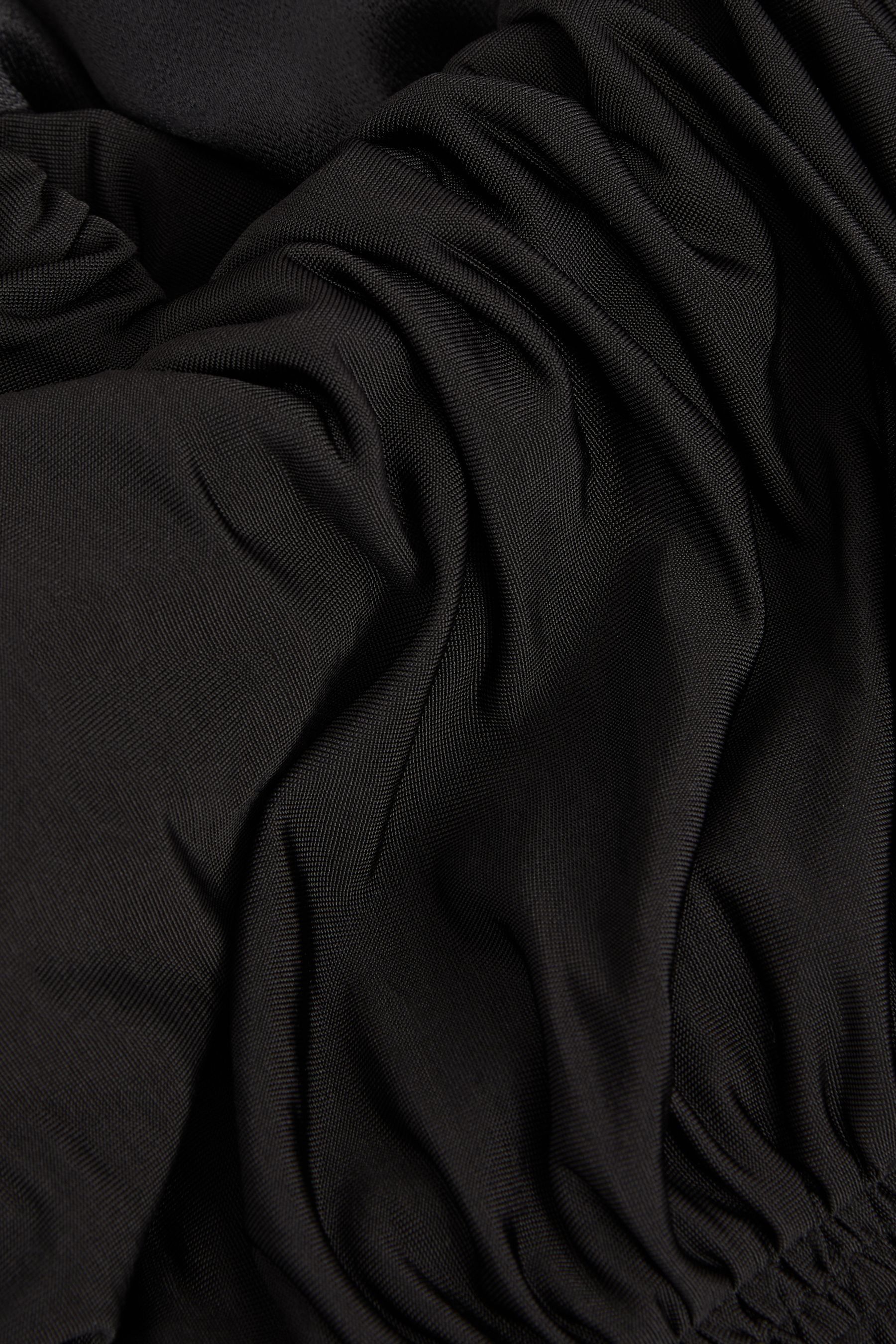 Buy Reiss Black Selina Strapless Ruched Maxi Dress from the Next UK online shop