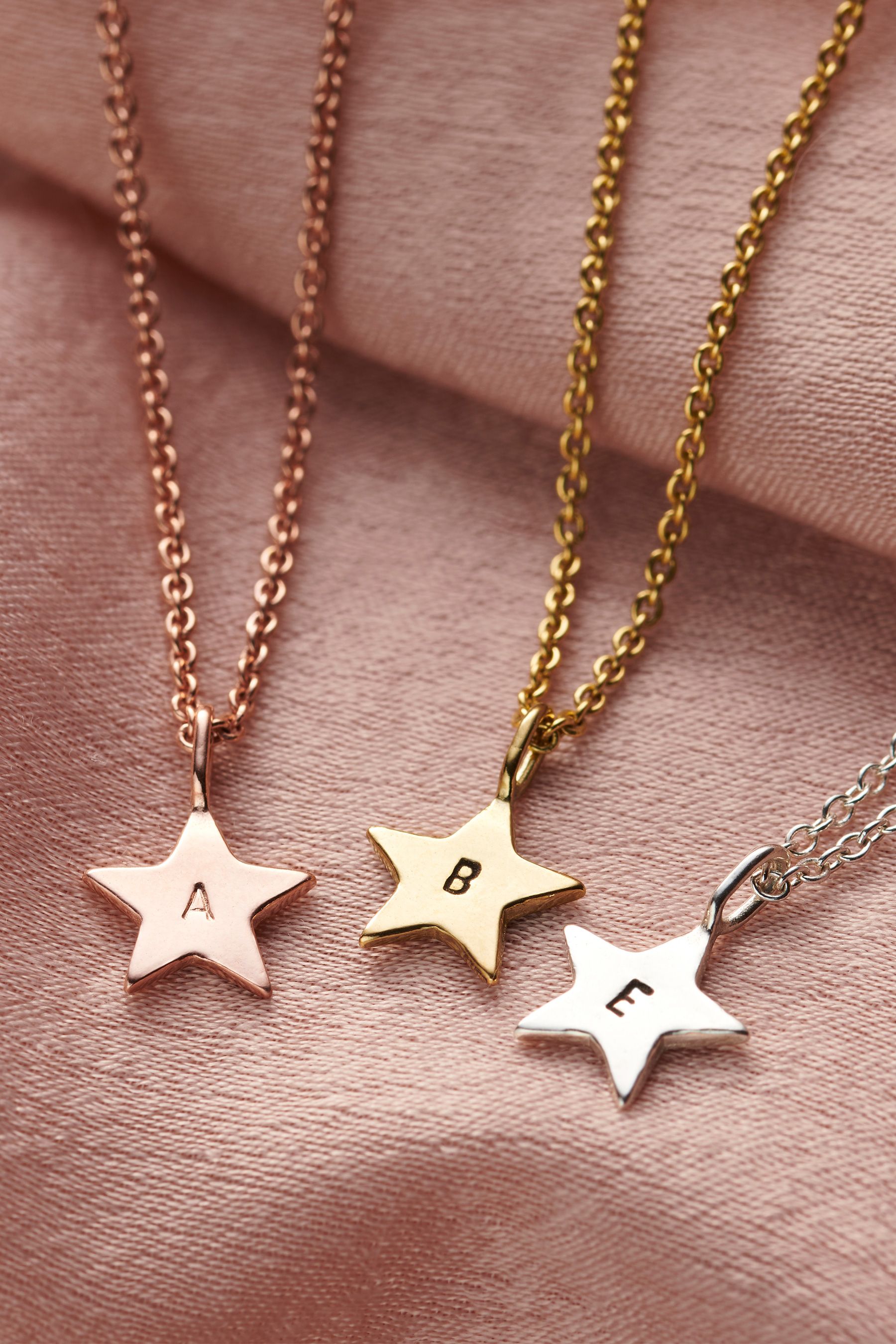 Buy Personalised Bright Star Necklace by Posh Totty Designs from the Next UK online shop