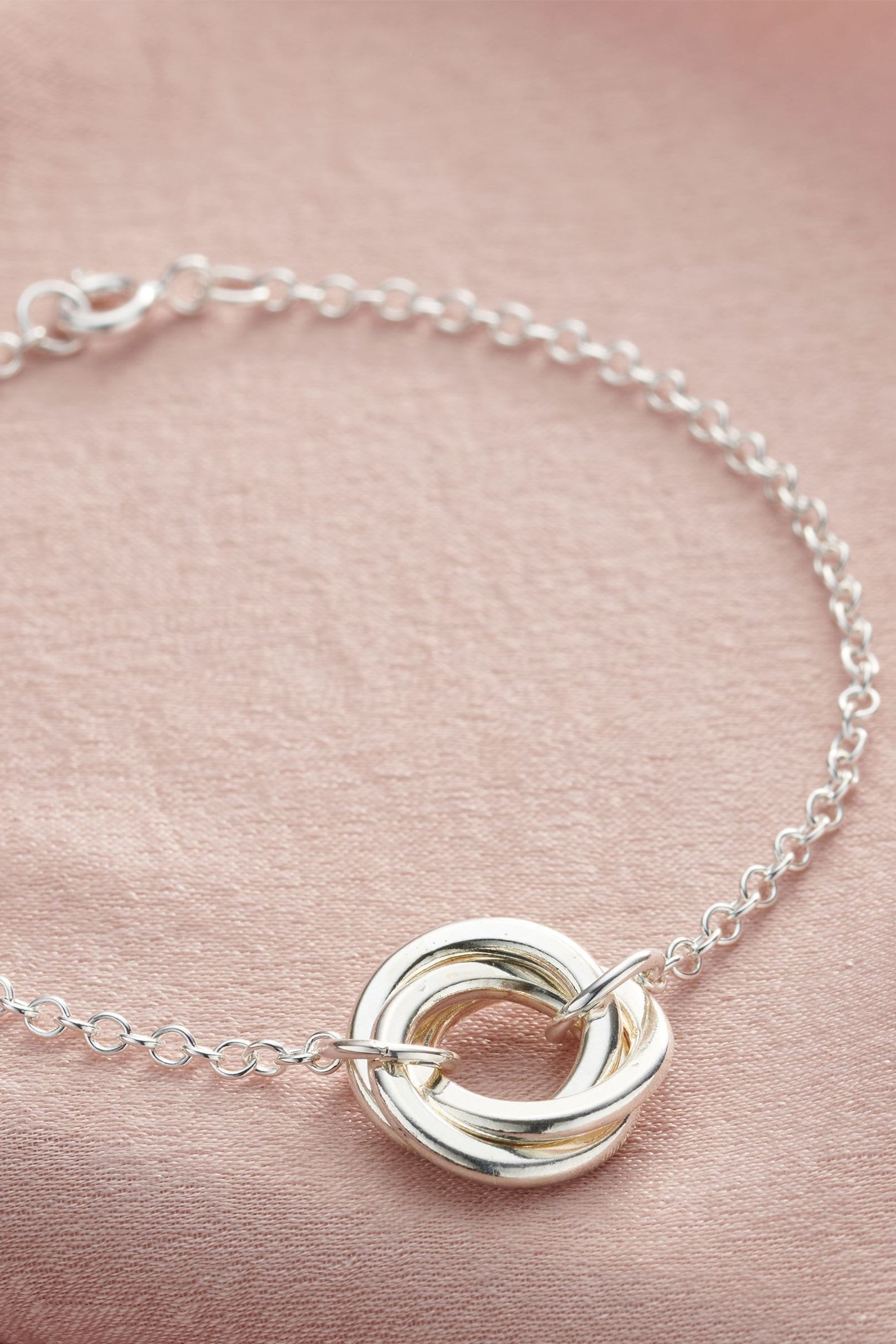 Buy Personalised Micro Russian Ring Bracelet by Posh Totty Designs from the Next UK online shop
