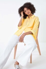 Roman Yellow Relaxed Smart Stretch Shirt - Image 2 of 5