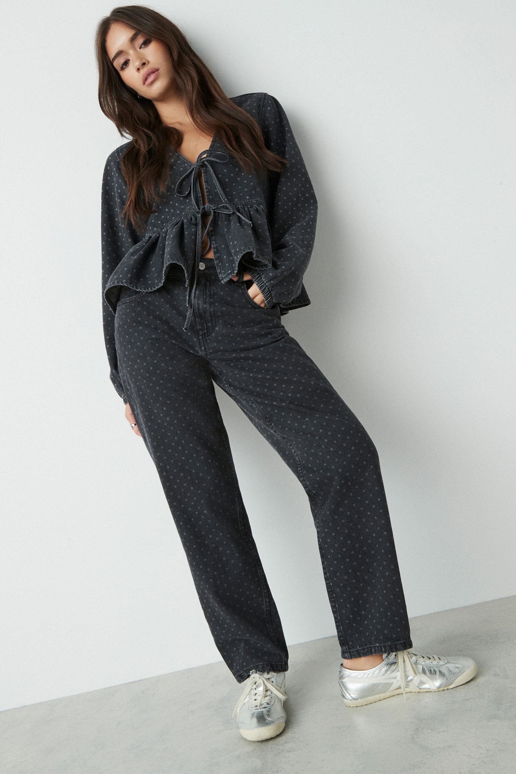 Women's jeans 100 cotton straight leg hot sale