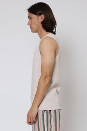 Religion Natural cream RIBBED VEST - Image 4 of 5