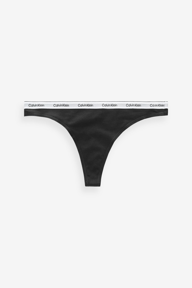 Calvin Klein Black Thong 3PK - Image 4 of 4