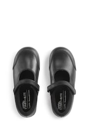 Start Rite Dual Fit Globe Leather T Bar School Black Shoes - Image 4 of 6