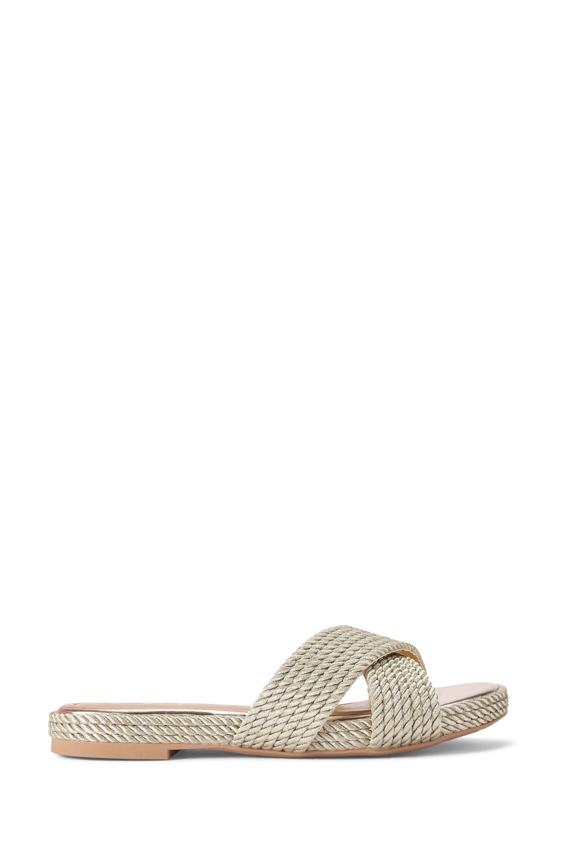 Kurt geiger gold sandals discount