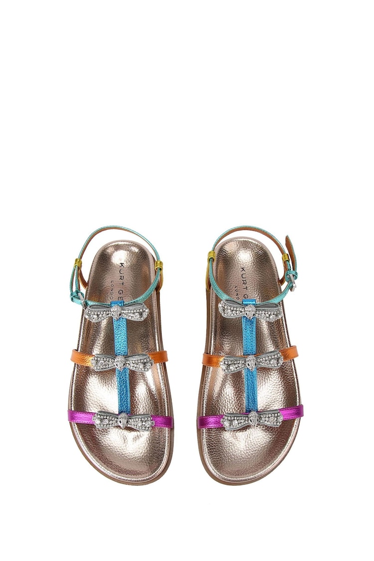 Kurt Geiger London Pierra Micro Bow Sandals - Image 2 of 4