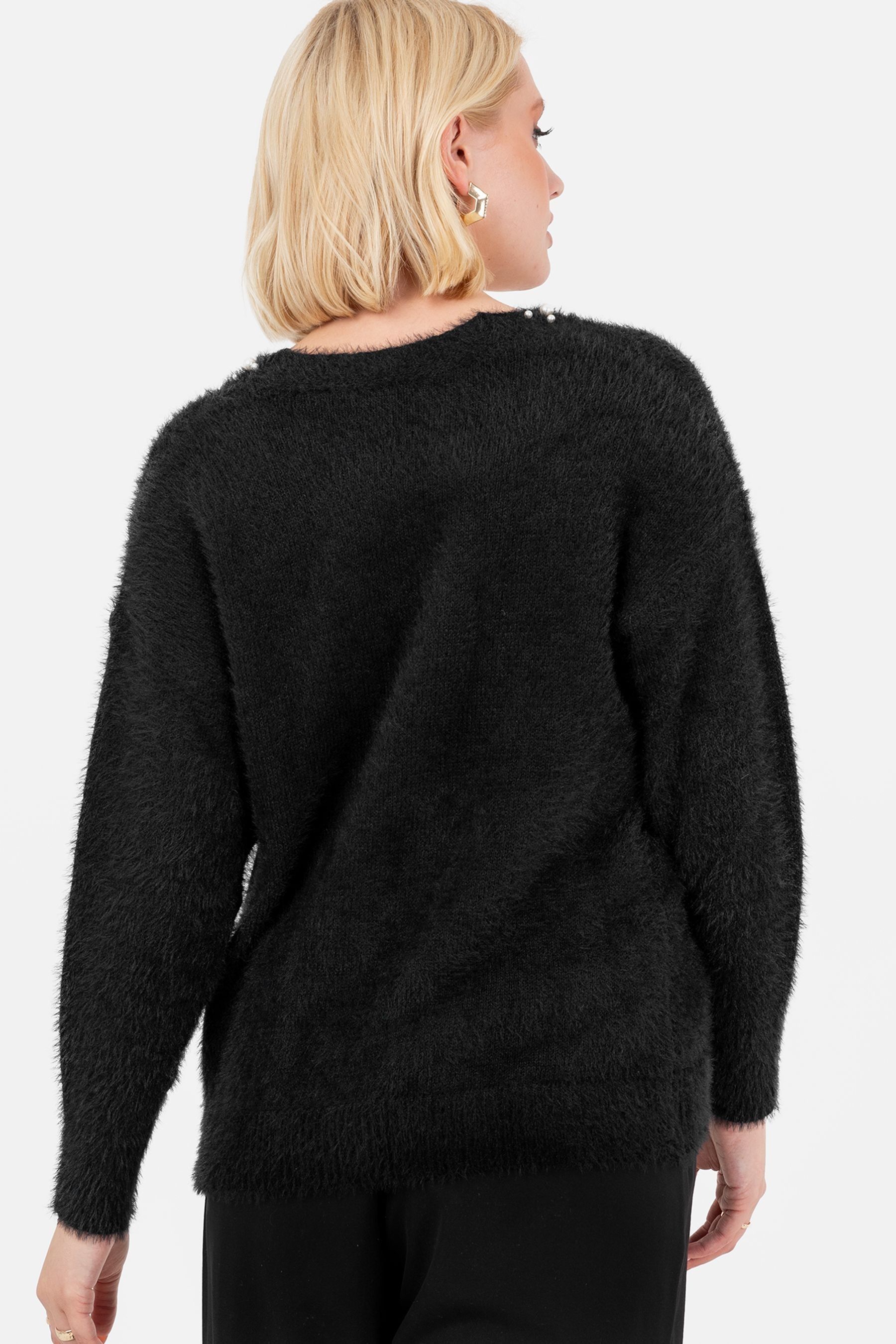Buy Lovedrobe Pearl Trim Cardigan With Velvet Bows from the Next UK online shop