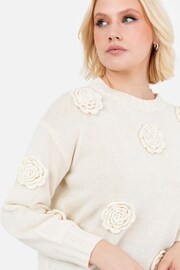 Lovedrobe Pink Floral Applique Jumper - Image 4 of 6