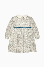 Trotters London Blue Little Aubrey Floral Cotton Dress - Image 2 of 3