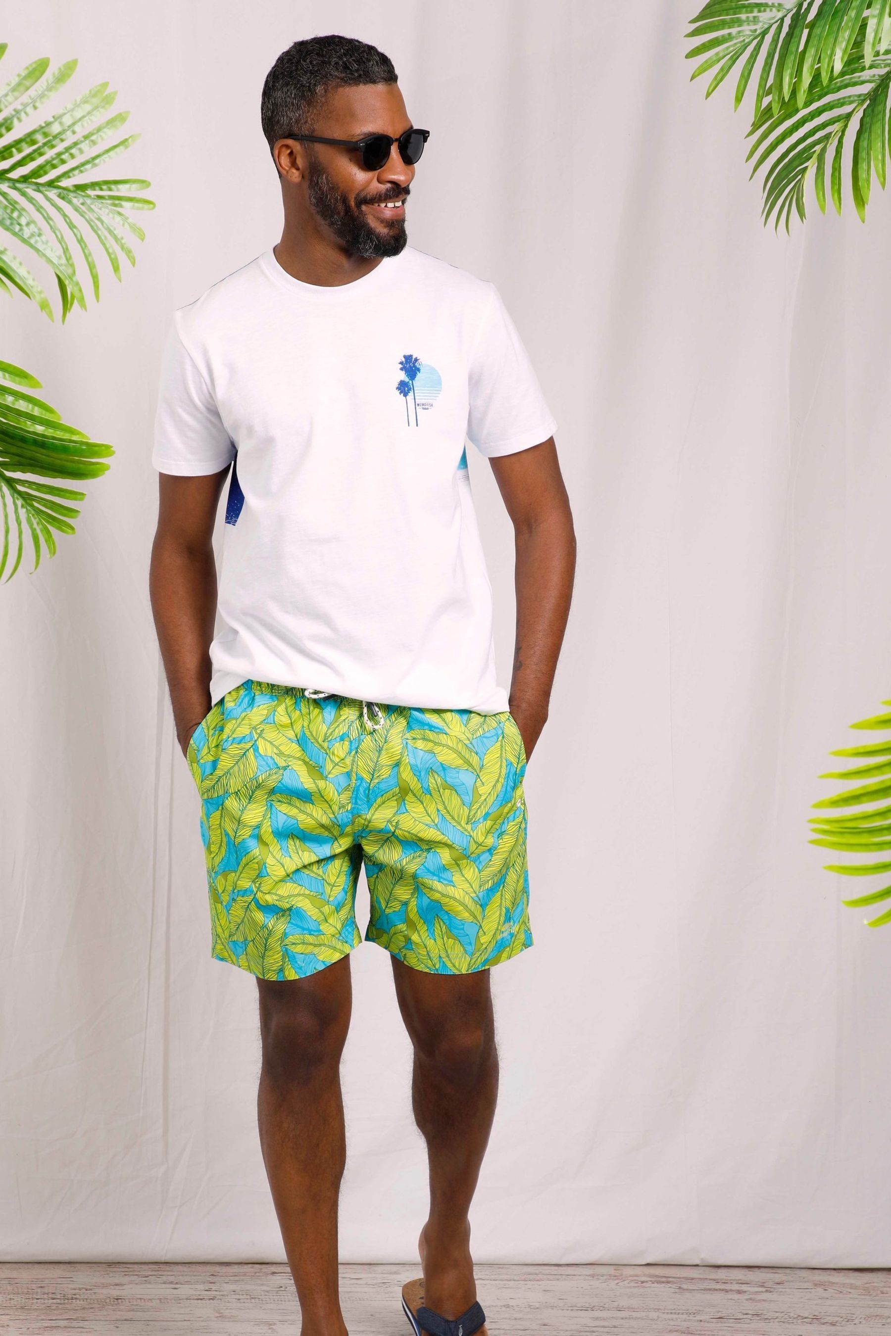 Weird fish shorts top