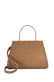 Dune London Brown Lady Large Dante Top Handle Bag - Image 1 of 4