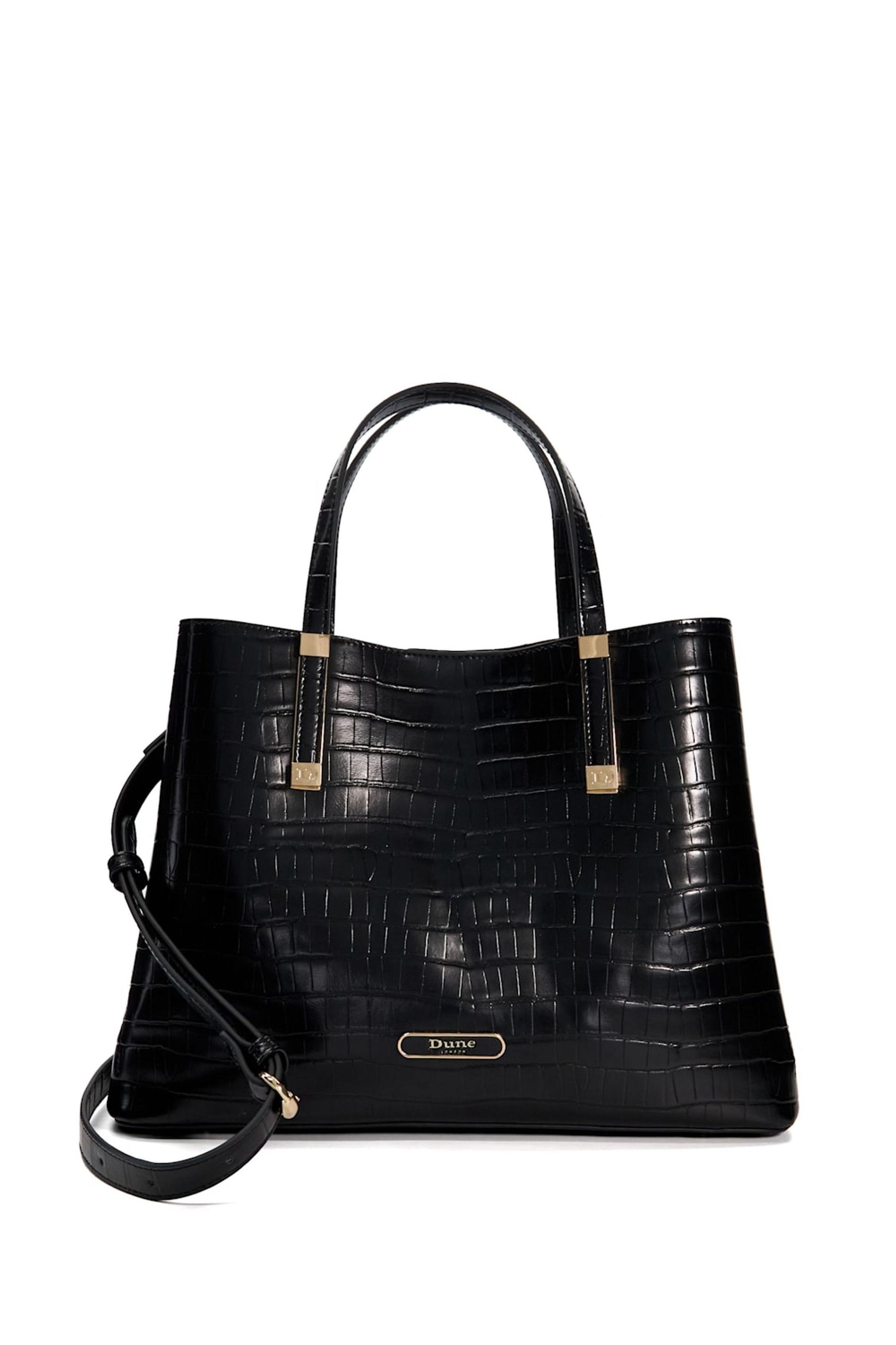 Buy Dune London Black Dorry Large Unlined Tote Bag from Next Canada