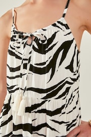 Accessorize Natural Zebra Print Swing Dress - Image 2 of 3
