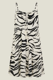 Accessorize Natural Zebra Print Swing Dress - Image 3 of 3