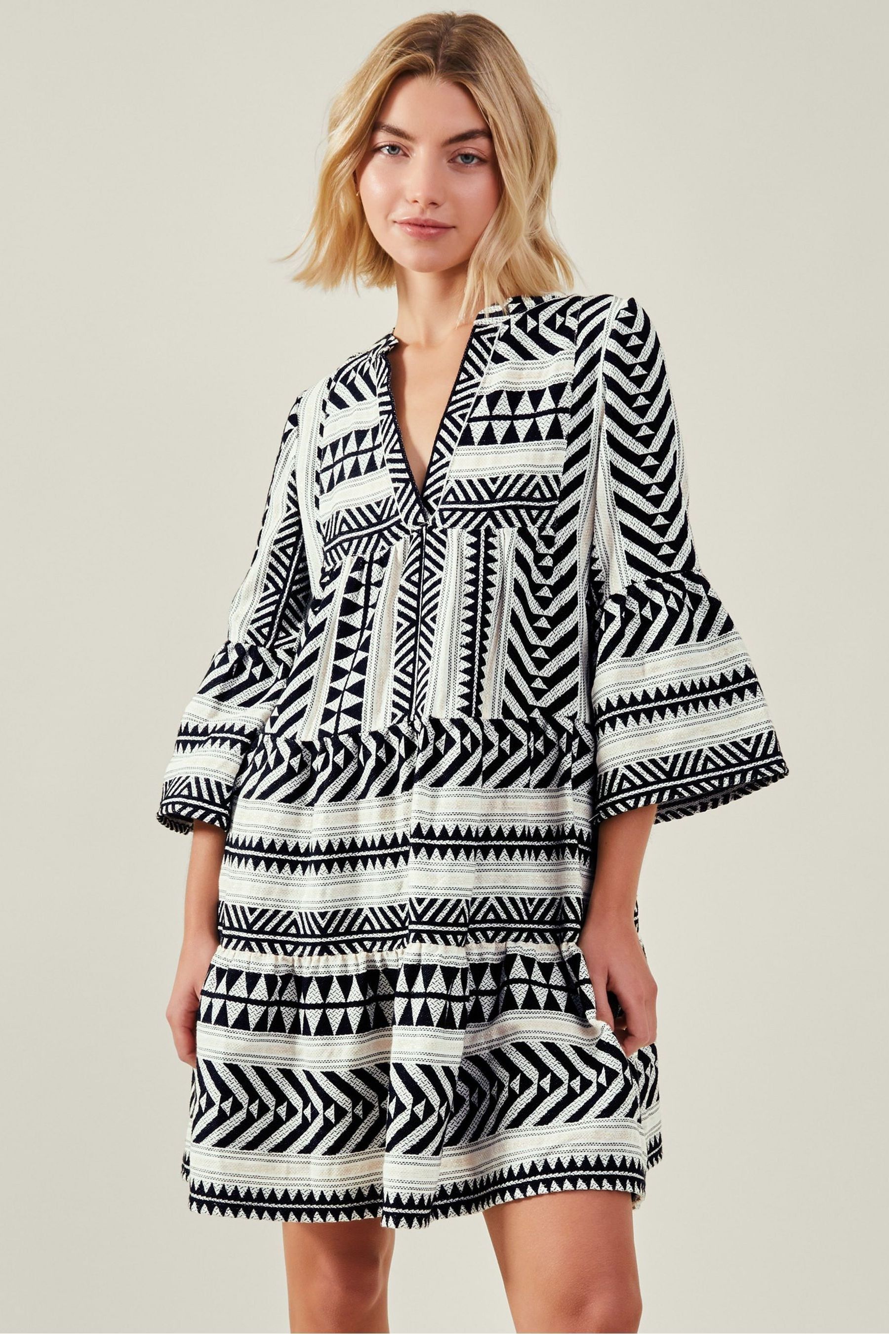 Flute sleeve dress uk cheap
