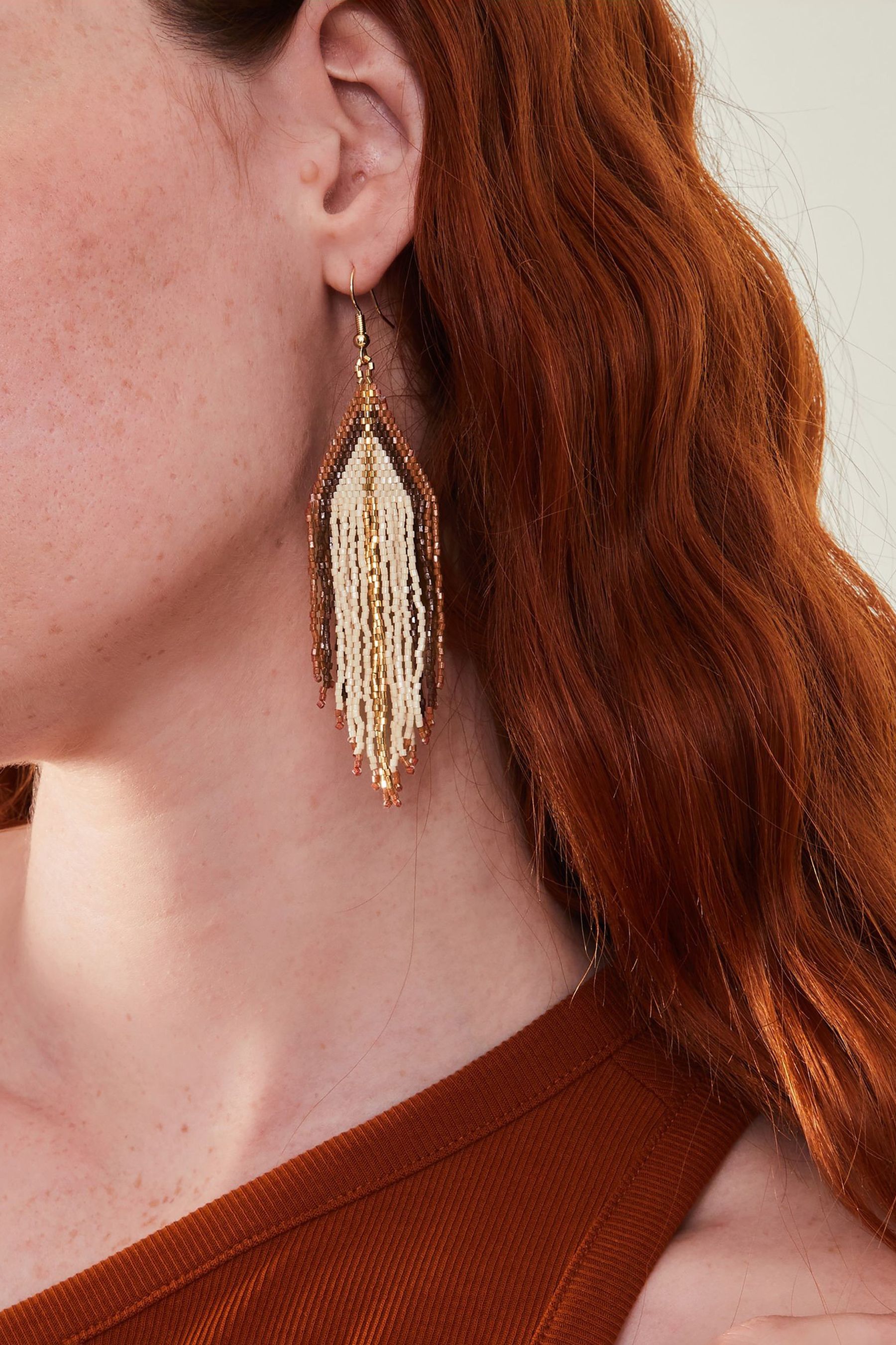 Orange earrings next deals