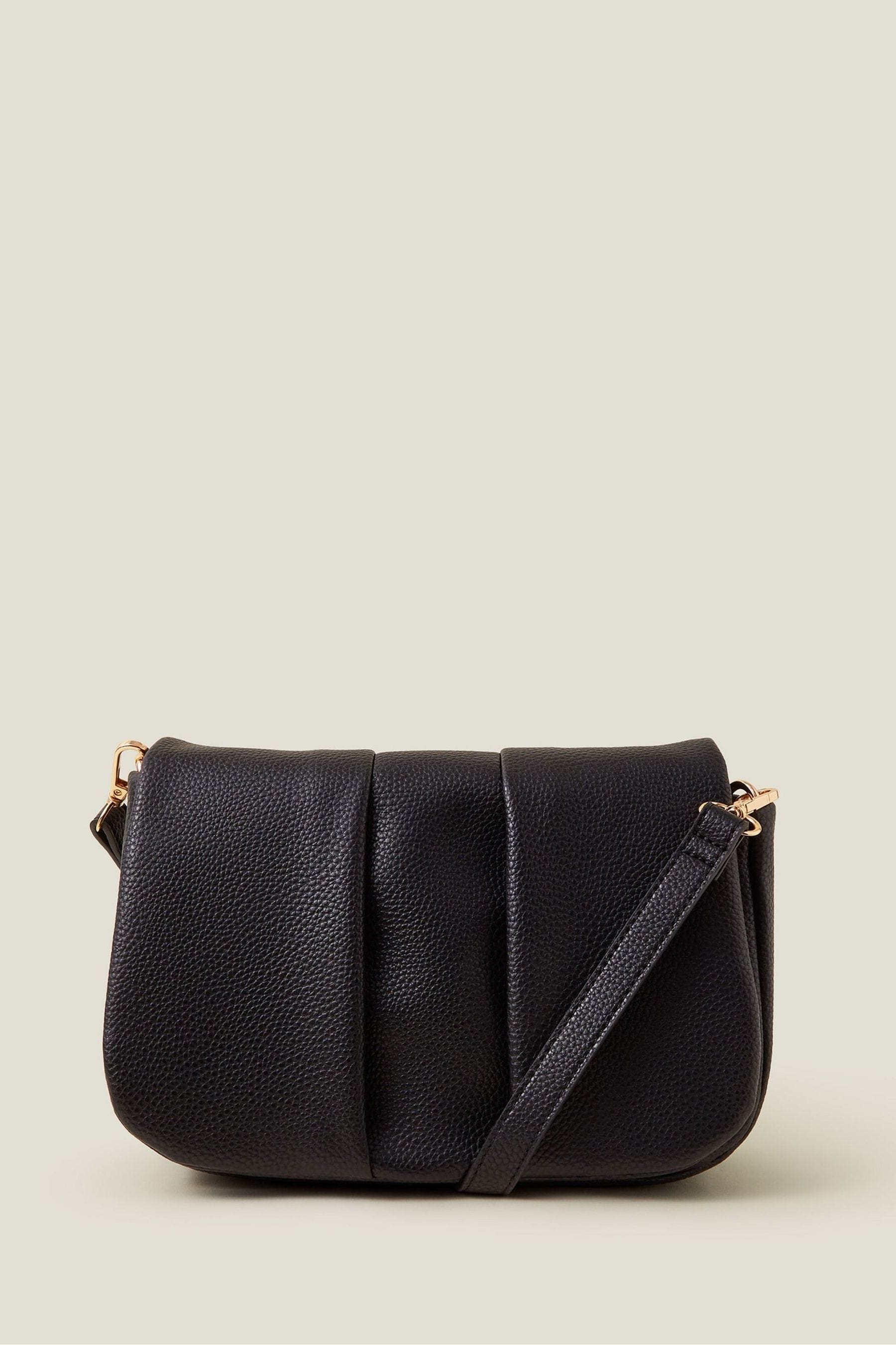 Accessorize Black Jemma Fold Cross Body Bag