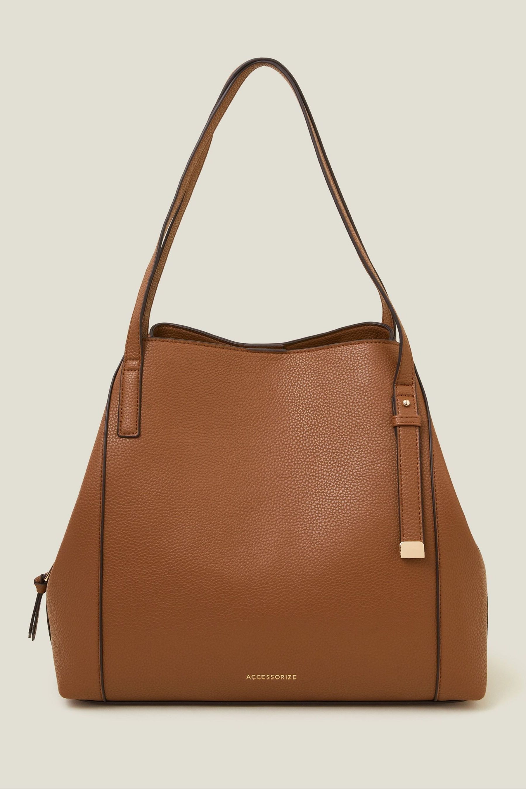 Accessorize Brown Bucket Shoulder Bag