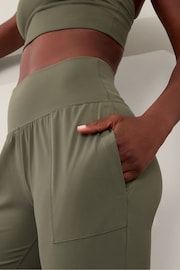 Athleta Green Salutation High Waisted Pocket Yoga Joggers - Image 3 of 3