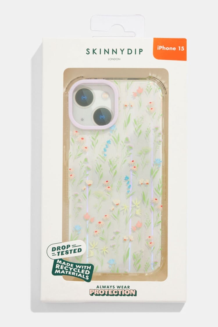 Skinnydip Wildflower Posie Wildflower Thistle Shock iPhone CaseiPhone 15 Pro Max Case - Image 5 of 5