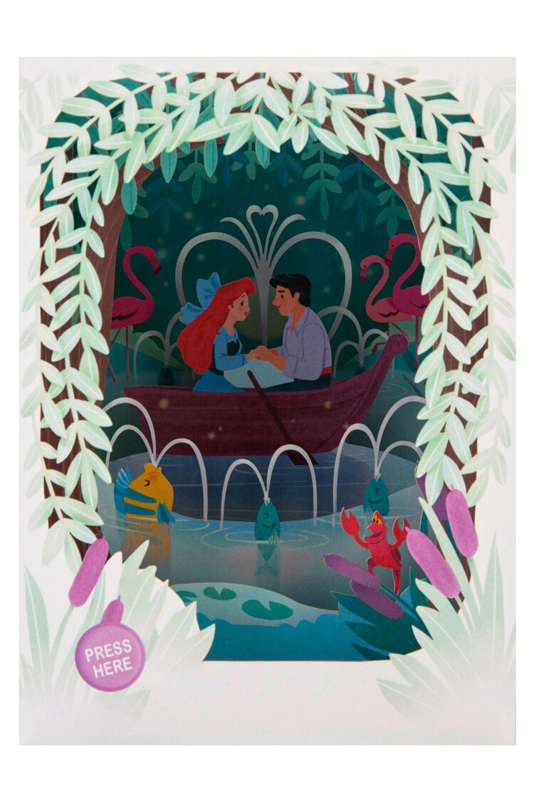 Hallmark Multi 3D Pop-Up Musical Card Disney The Little Mermaid - Image 2 of 4