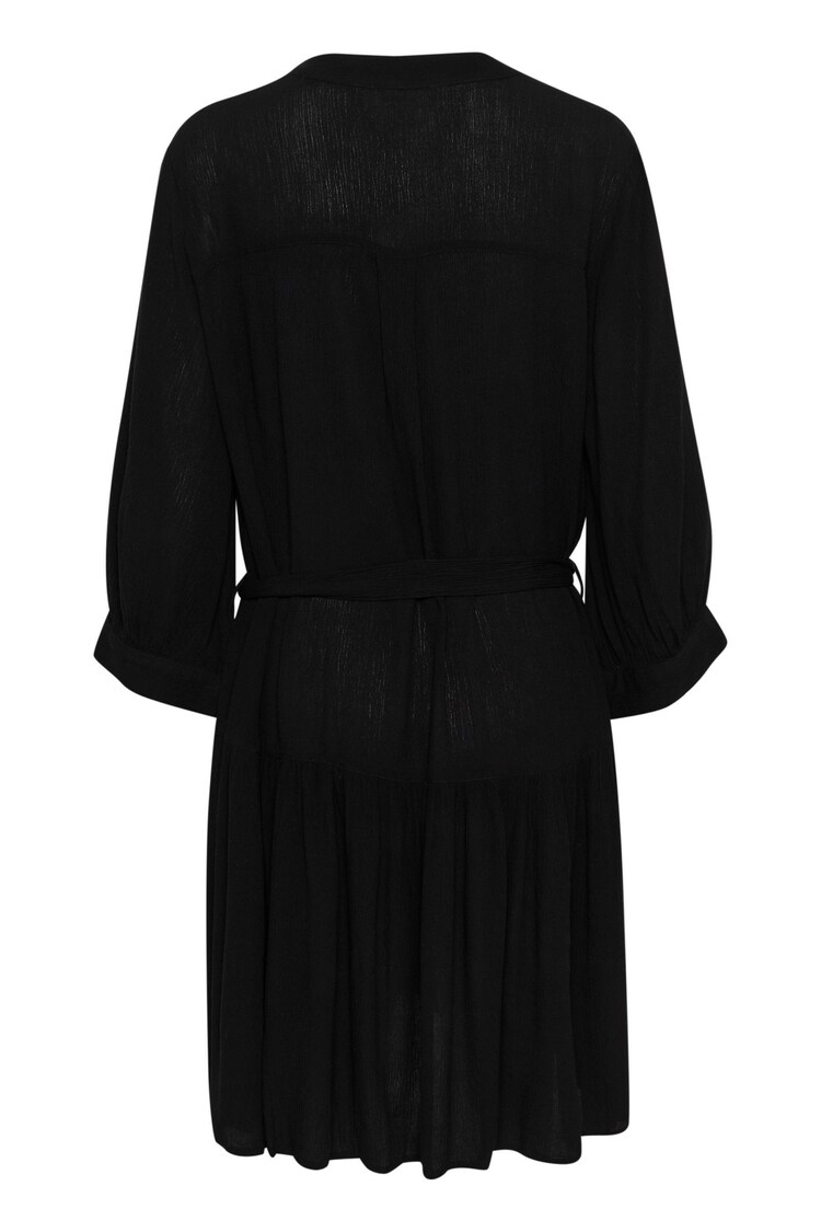 Soaked in Luxury Zaya 3/4 Sleeve Above Knee Black Dress - Image 4 of 4