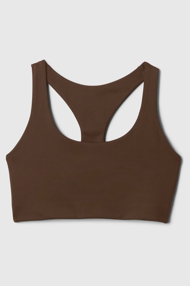 Buy Gap Brown Power Medium Impact Racerback Sports Bra from the Next UK ...