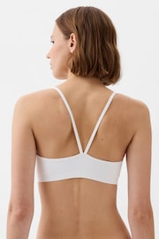 Gap White Seamless Racerback Bralette - Image 2 of 4