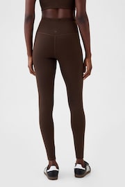 Gap Brown High Waisted Power Leggings - Image 2 of 4