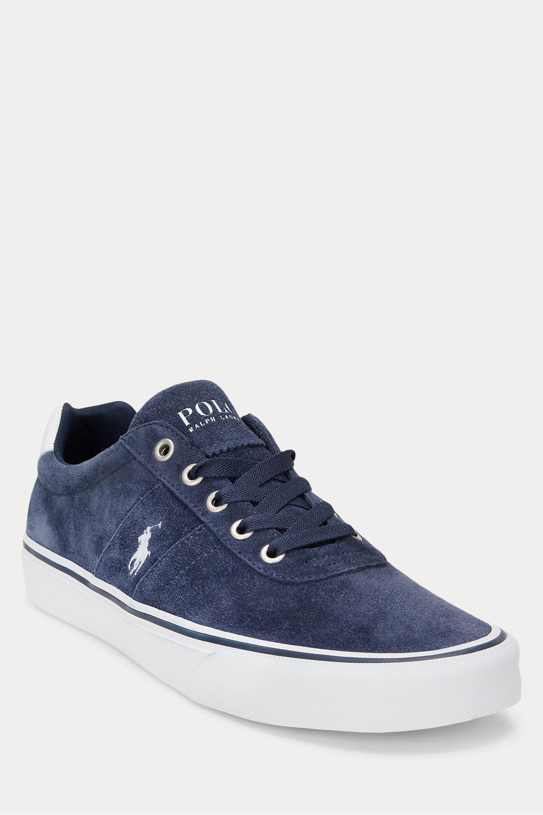 Buy Polo Ralph Lauren Leather Suede Hanford Trainers from the Next UK online shop