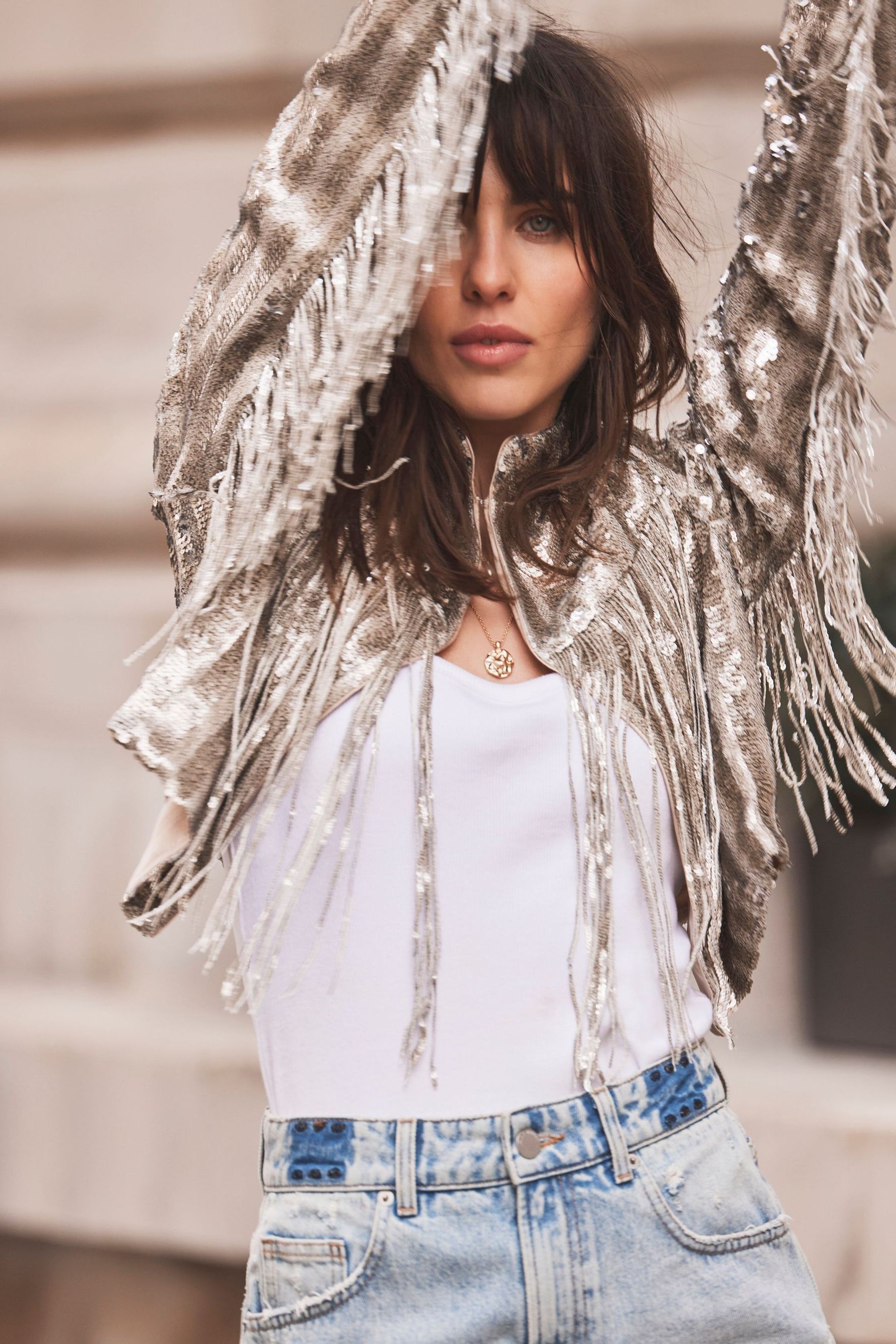 Next fringe jacket shop