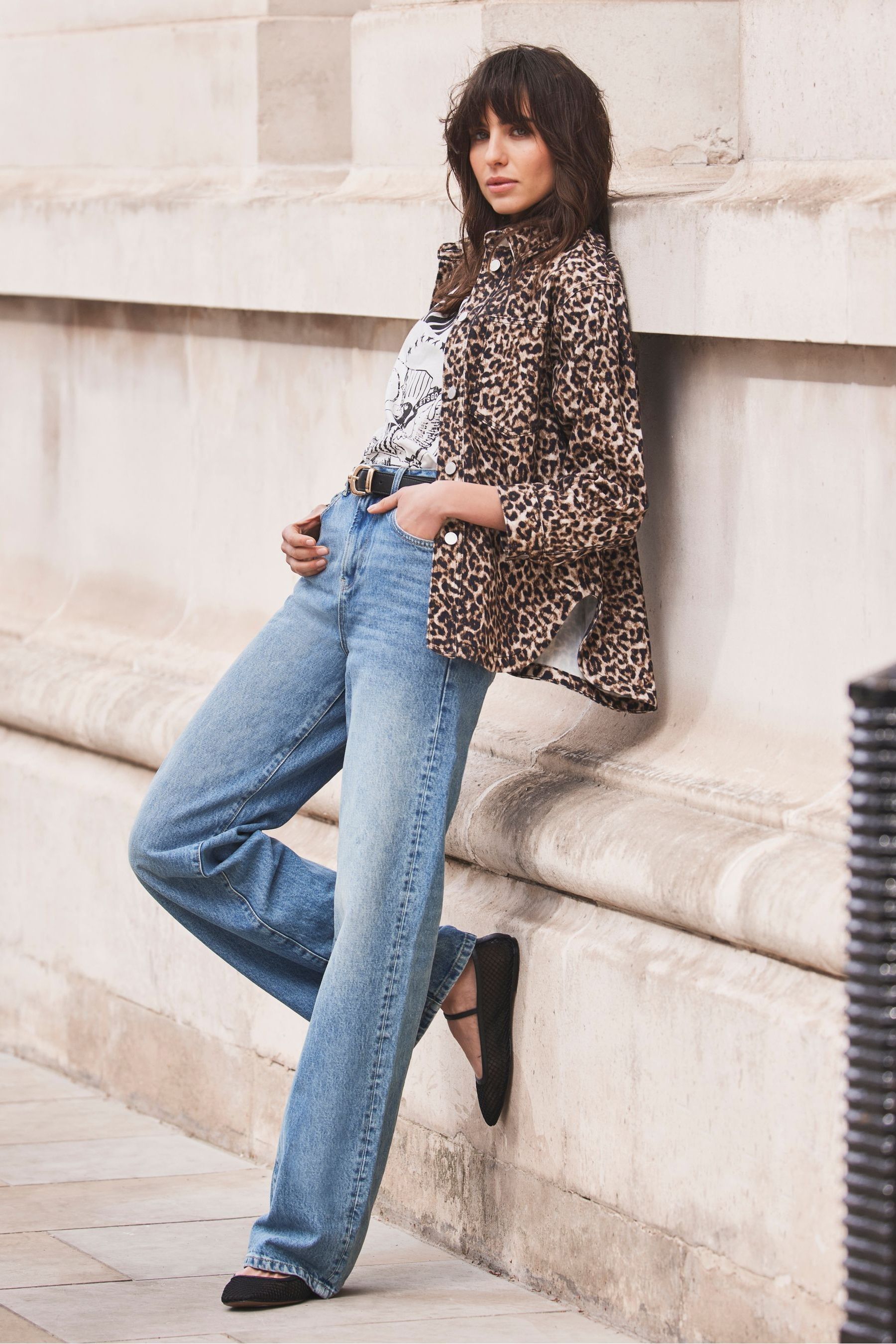 Mint velvet leopard trainers top