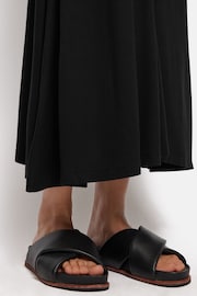 Jigsaw Black Jersey Ruched Skirt - Image 5 of 6