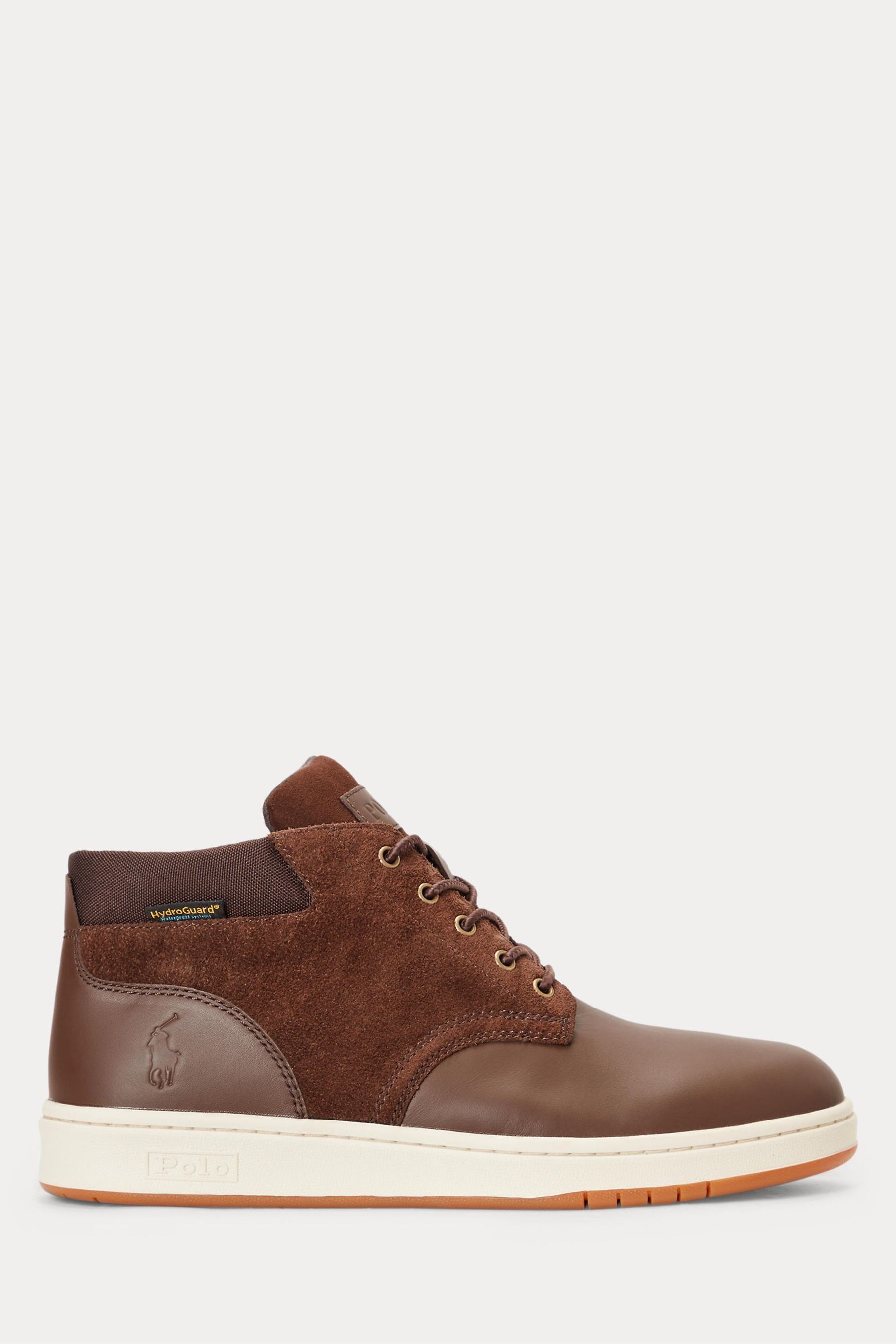 Buy Polo Ralph Lauren Waterproof Leather Suede Trainers from the Next UK online shop