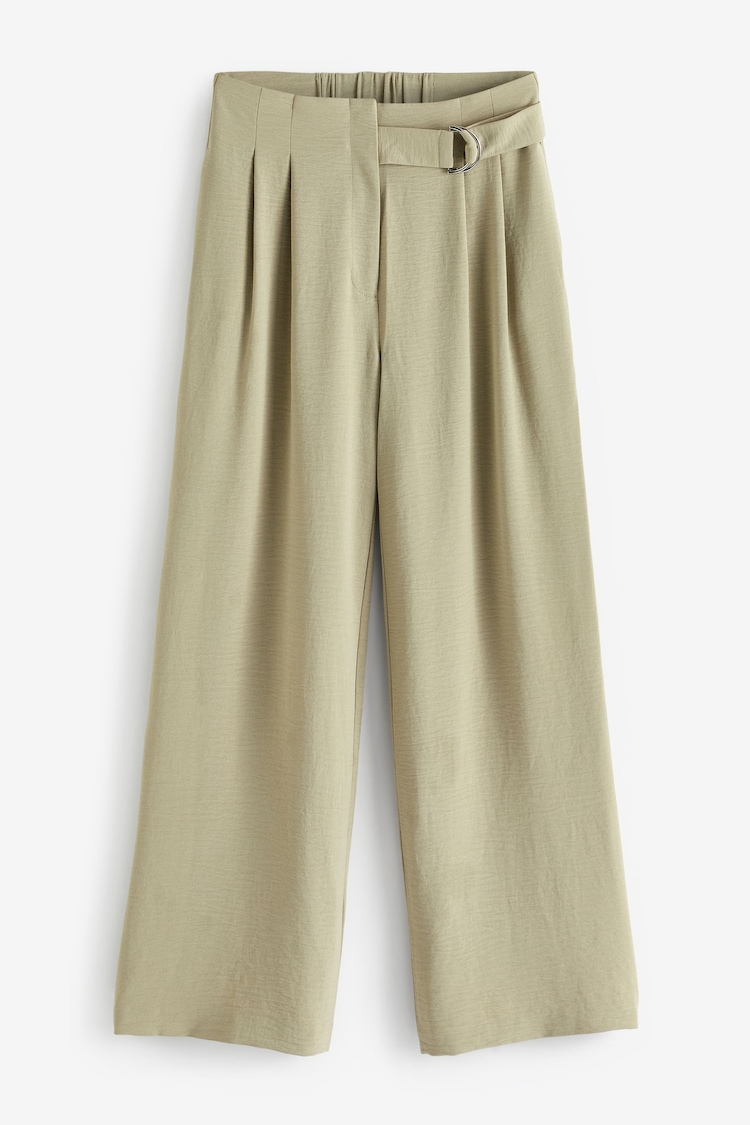 JD Williams Natural JD Williams Natural Belted Trousers - Image 5 of 5