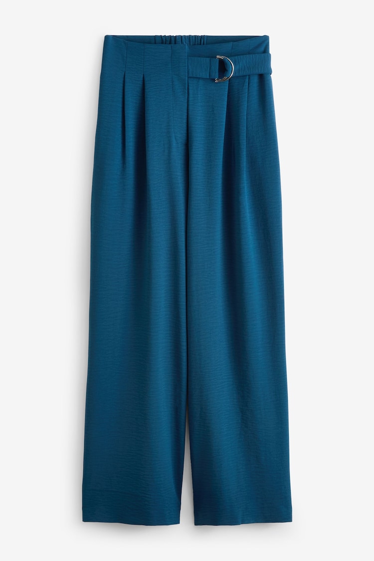 JD Williams Blue JD Williams Natural Belted Trousers - Image 4 of 4