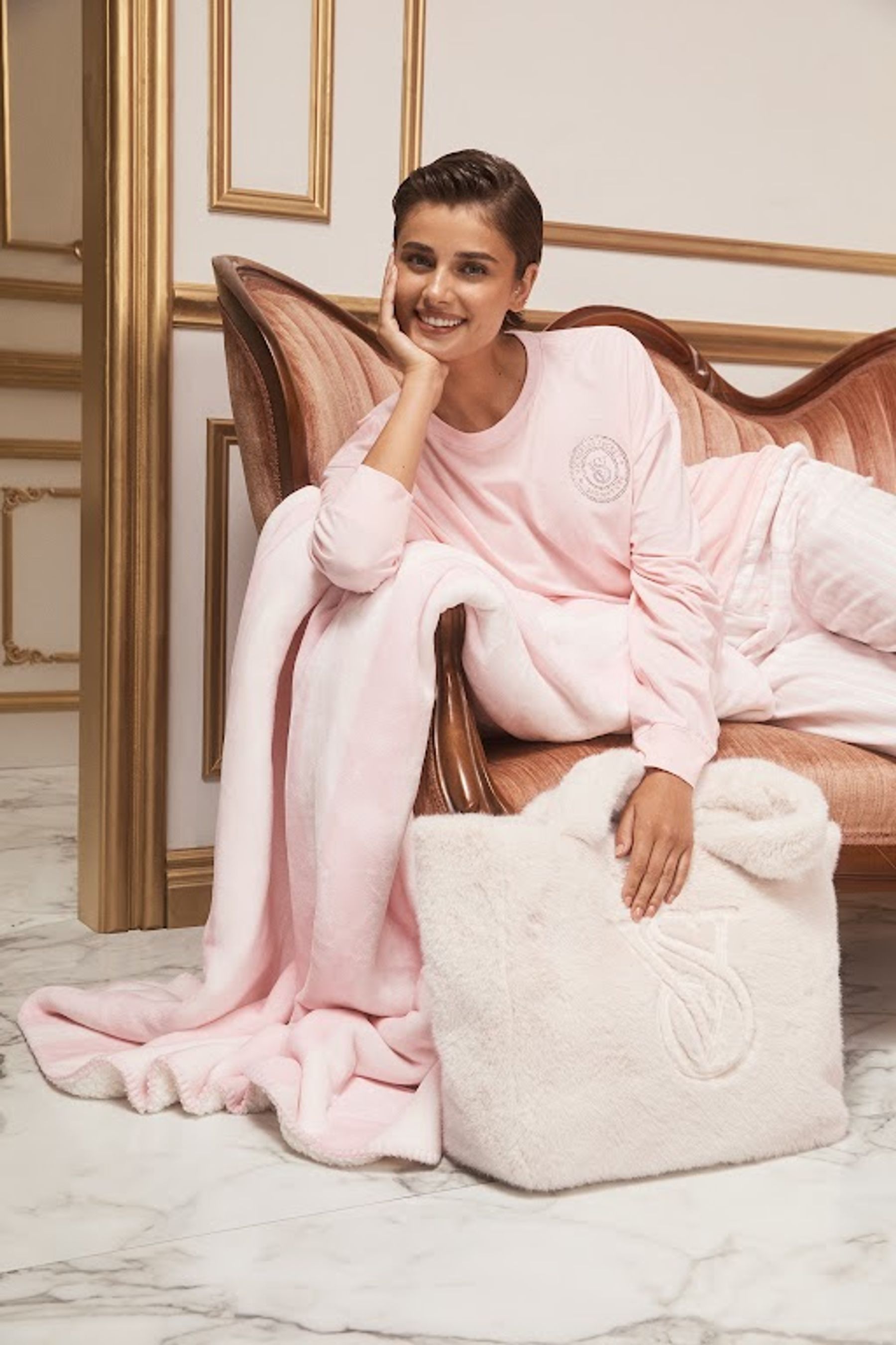 Buy Victoria s Secret Iconic Stripe Cosy Blanket from the Next UK online shop