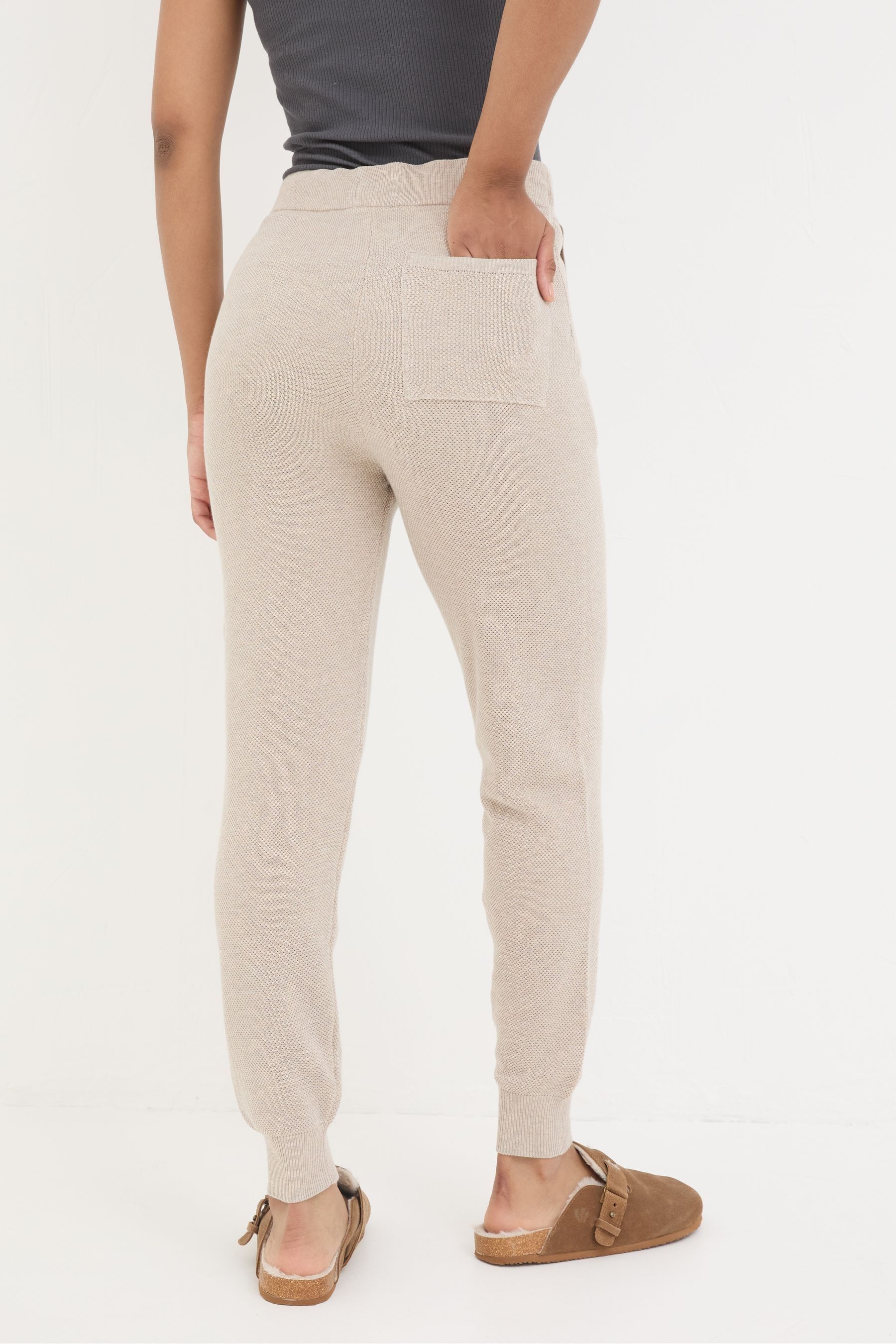 FatFace Oatmeal Lounge Cuffed Joggers