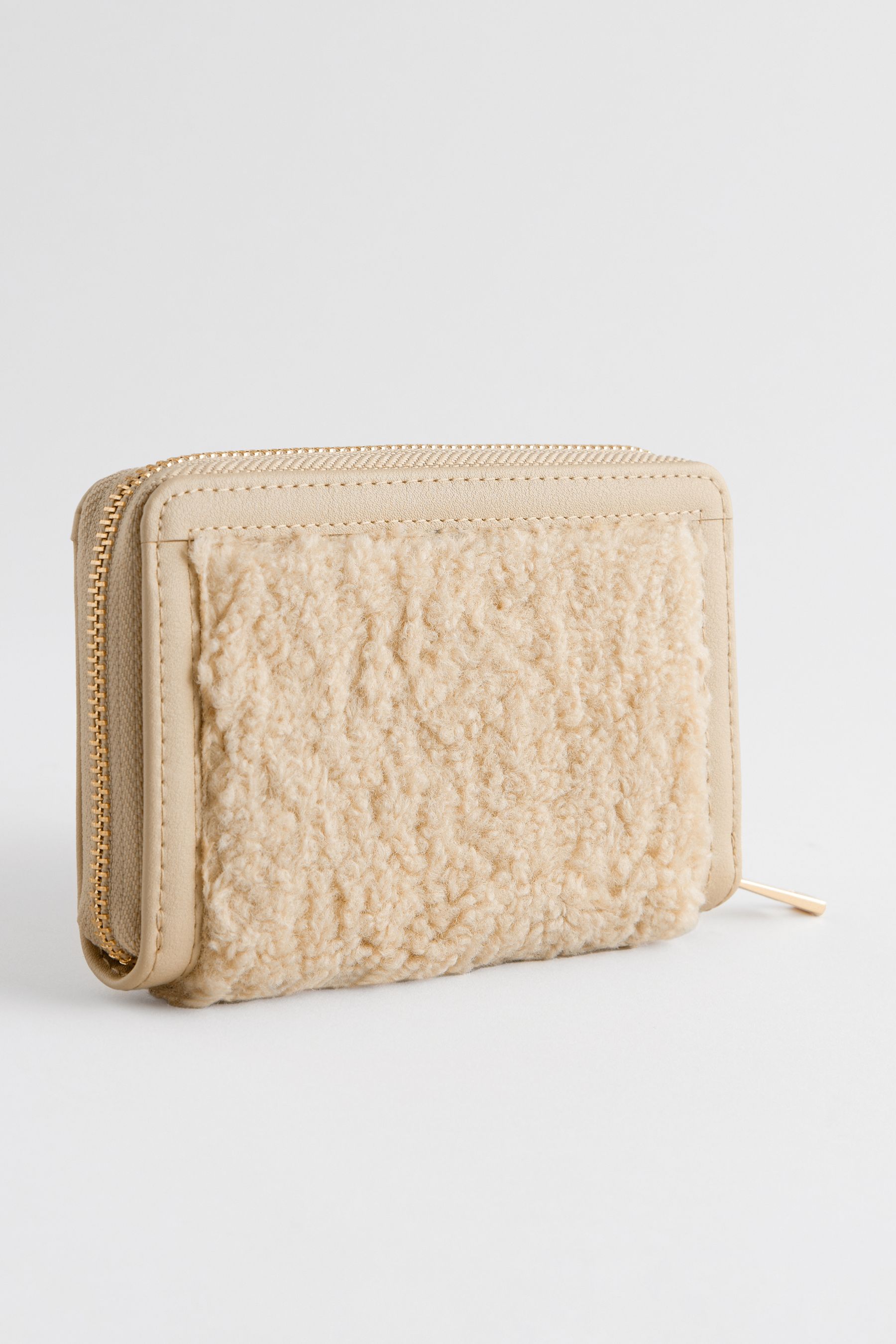 Buy Mink Brown Borg Purse from the Next UK online shop