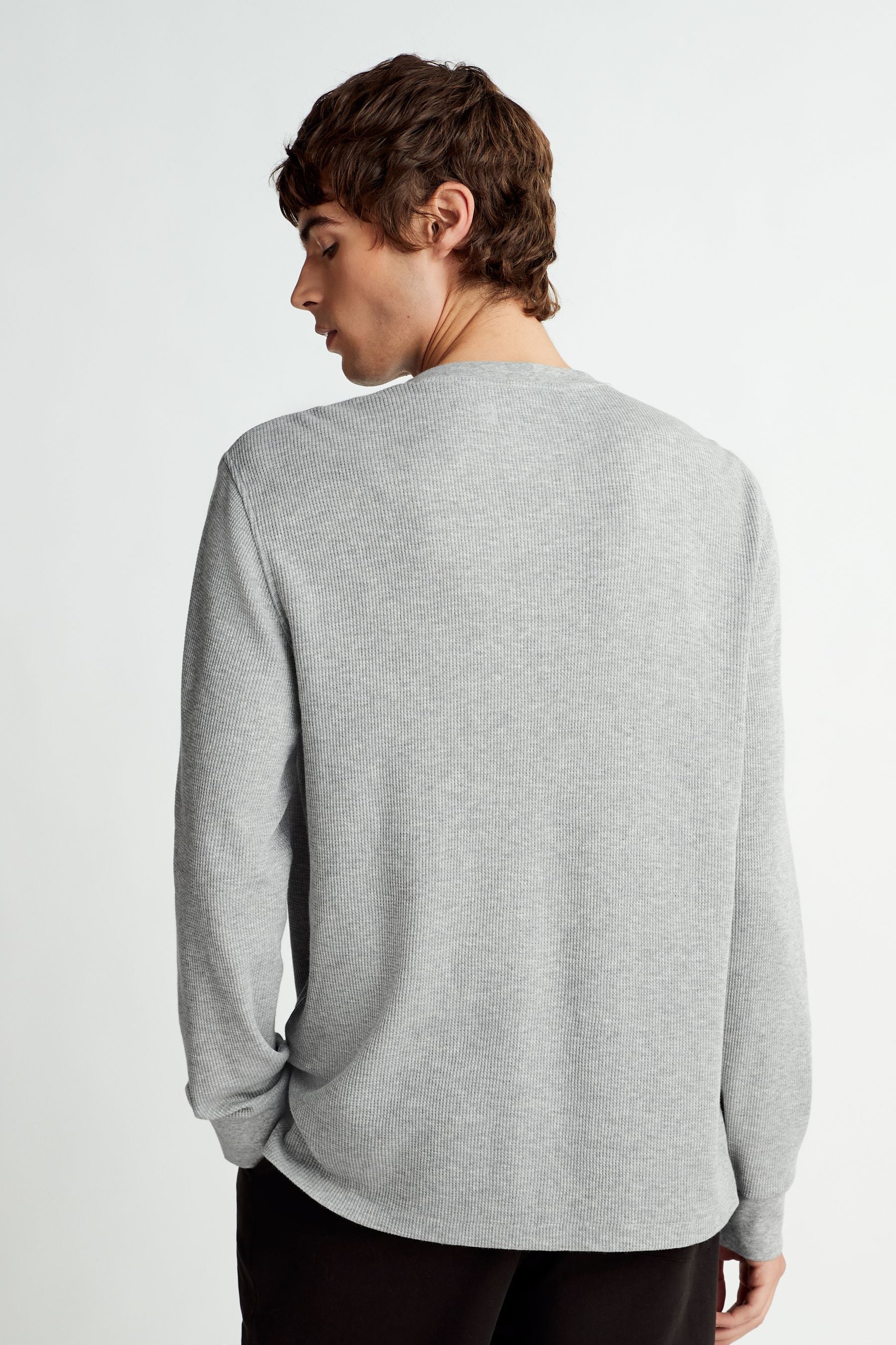 Buy Polo Ralph Lauren Waffle Knit Button Up Long Sleeve Top from the Next UK online shop