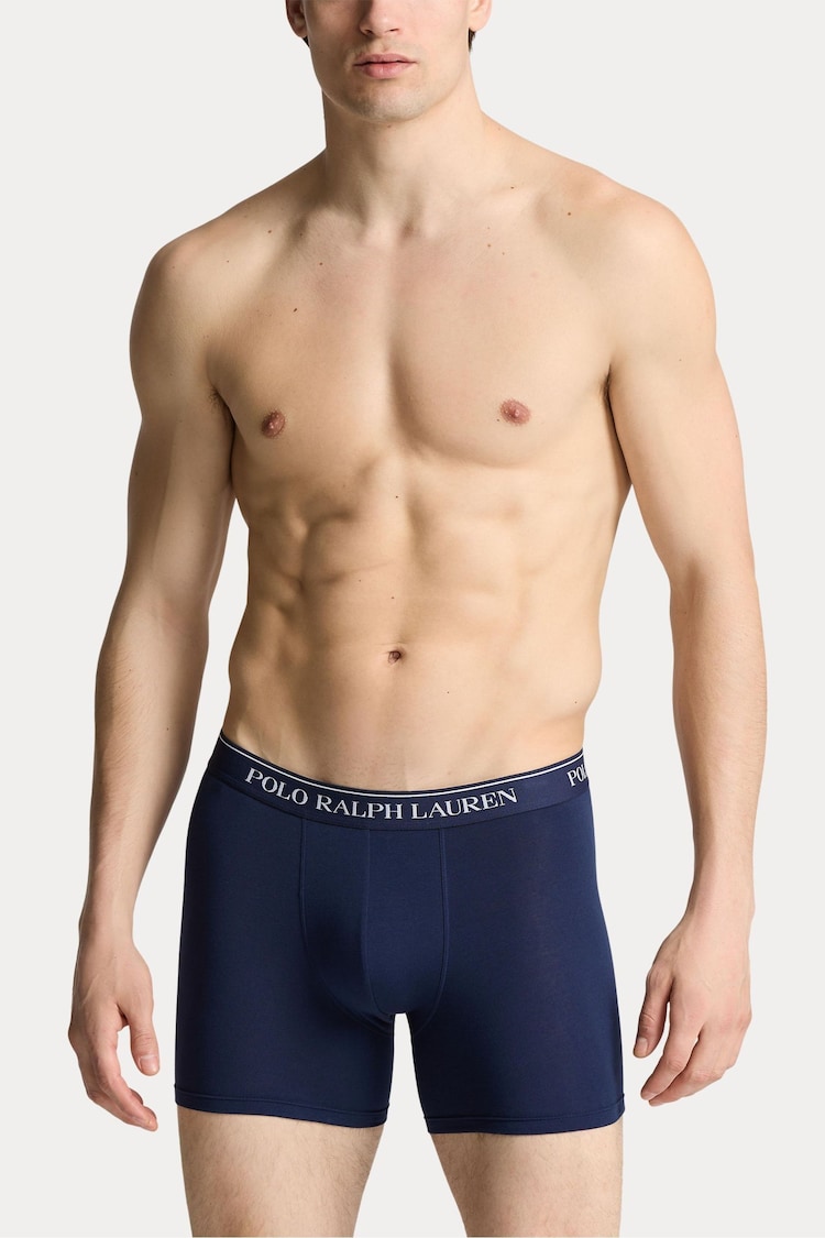 Polo Ralph Lauren Stretch Cotton Boxer Briefs 3-Pack - Image 6 of 6