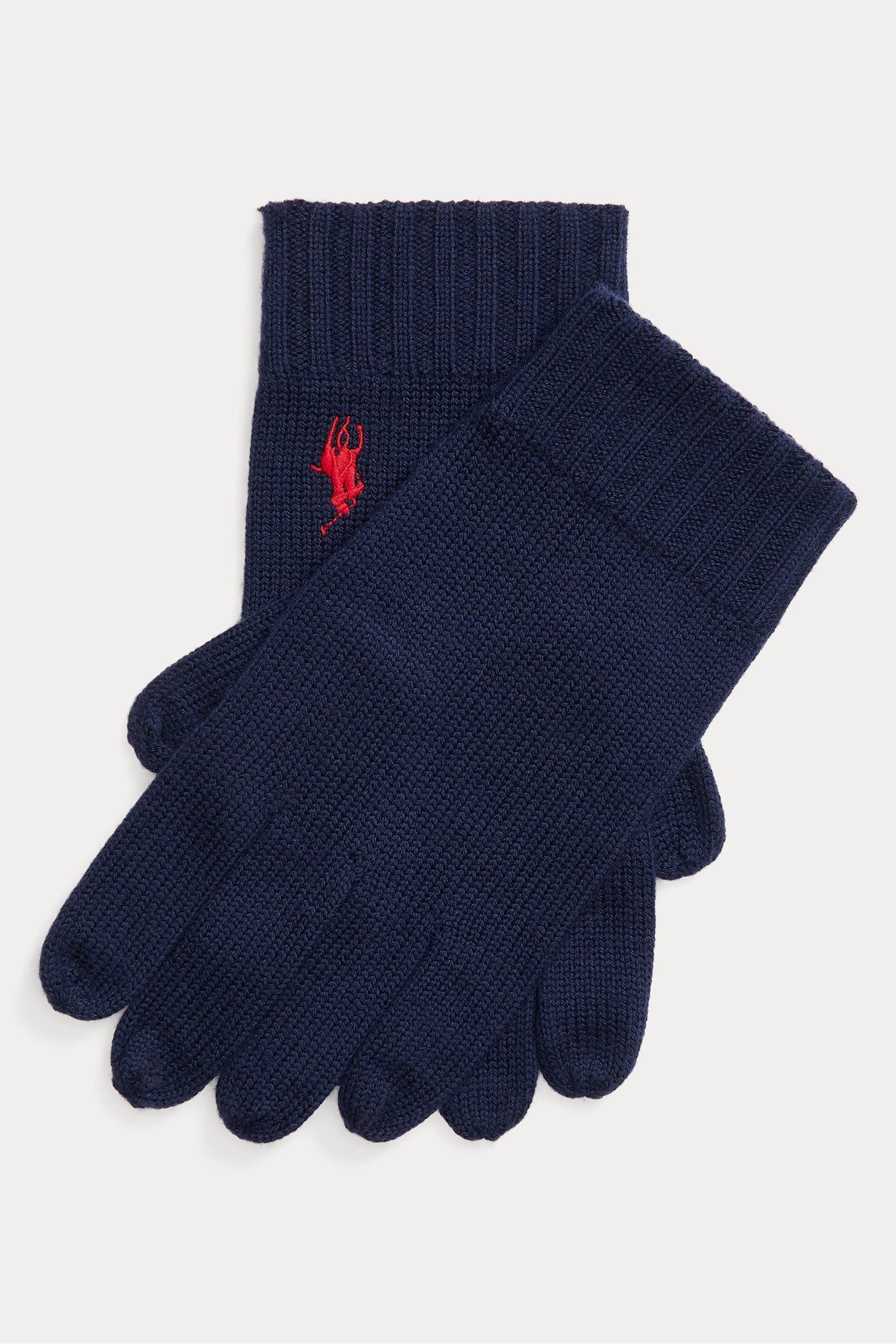 Sat n al Koyu Mavi Polo Ralph Lauren Signature Pony Wool Gloves Next Turkey sitesinden