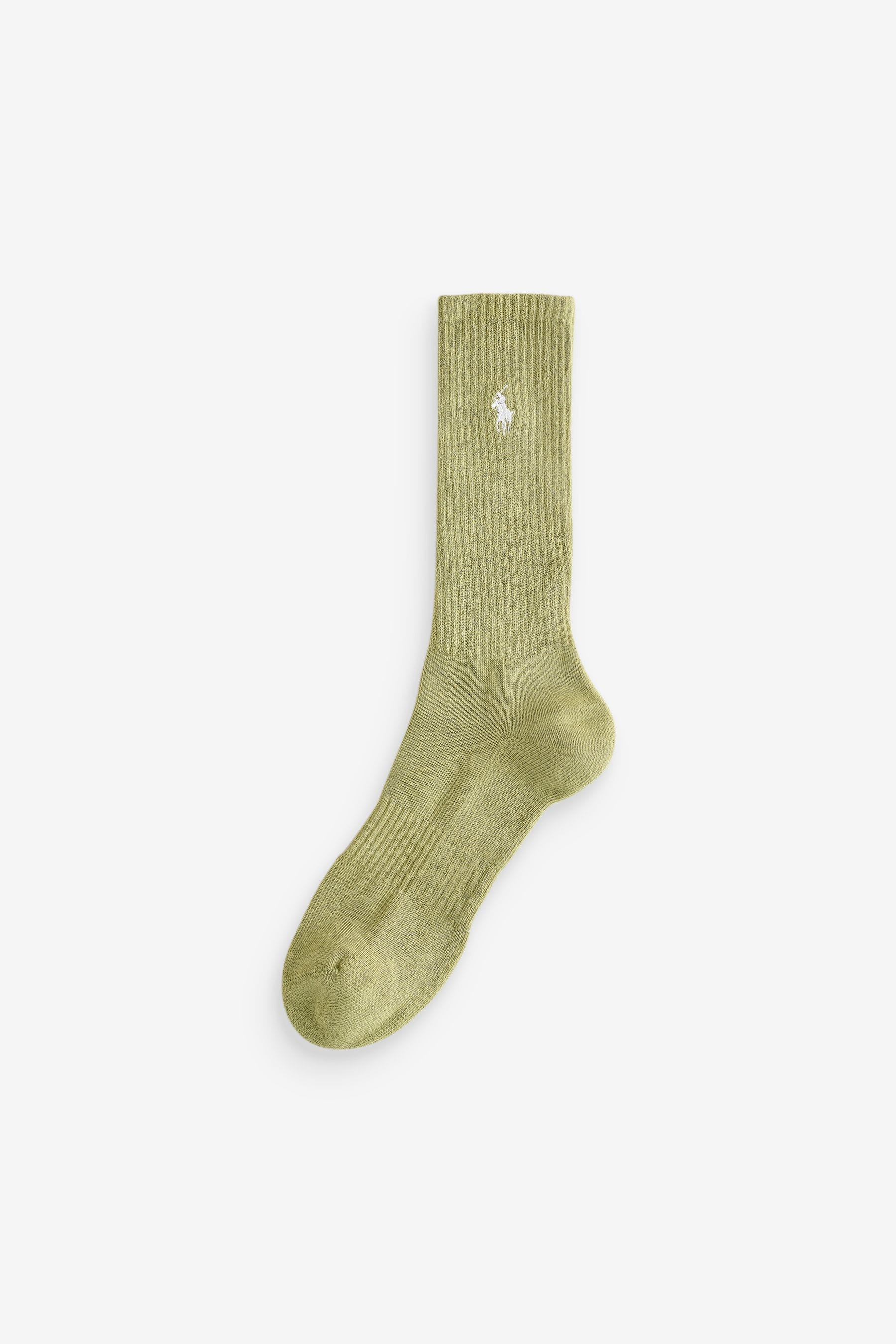 Polo ralph lauren ribbed crew socks clearance