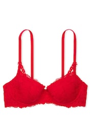 Victoria's Secret PINK Red Pepper Balcony The Wink Lace Bra - Image 3 of 3