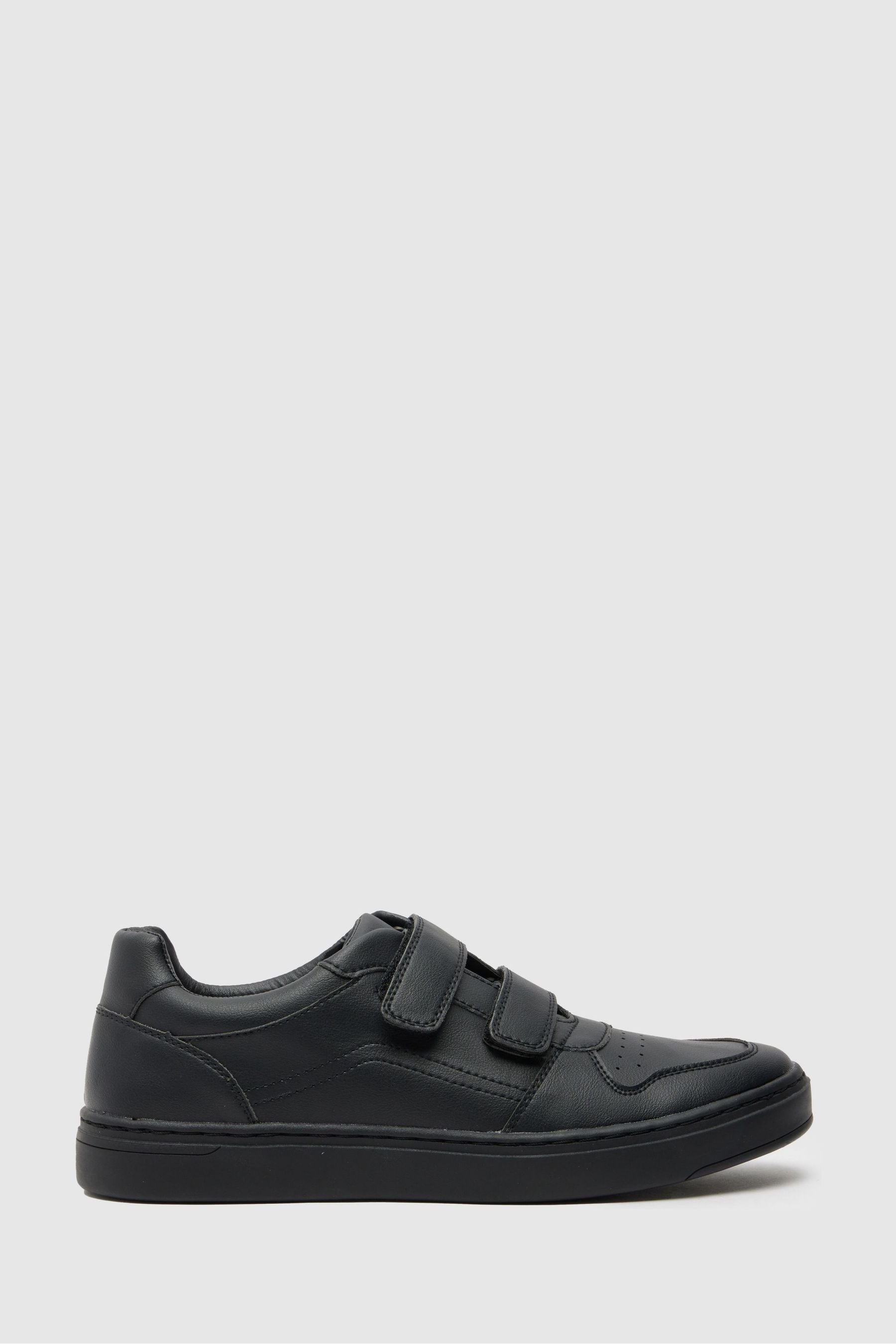 Black strap trainers discount