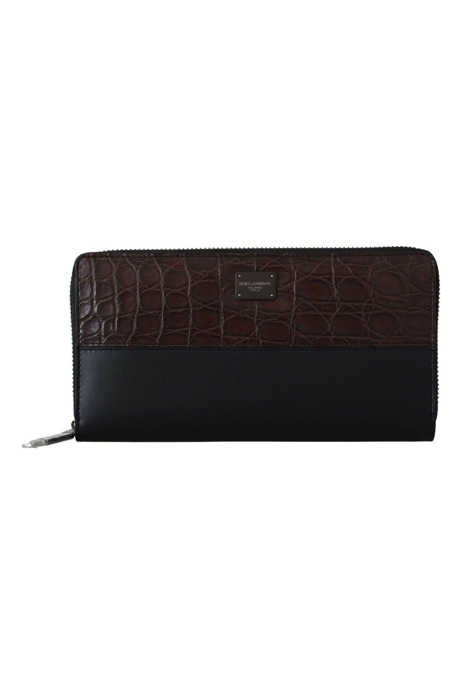 Buy Dolce Gabbana Black Zip Around Continental Clutch Exotic Leather Wallet from the Next UK online shop